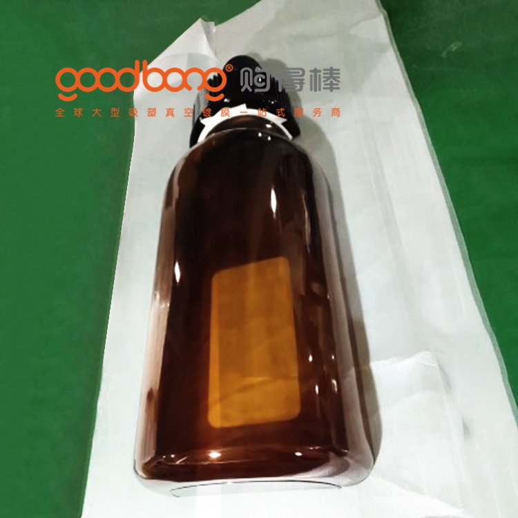 三維立體吸塑瓶子燈箱制作方法